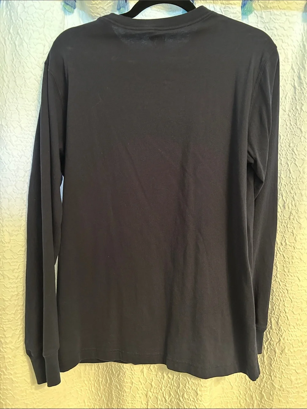 Land’s End Men's Navy Long-Sleeve Crewneck Tee